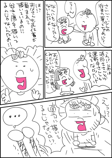 父親の背中と将来の夢
