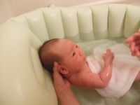 妄想プレ父ちゃんー子育てのツボ？-お風呂