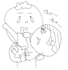 $妄想父ちゃんー子育てのツボ?-マスク