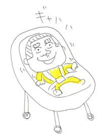 $父ちぼいの絵日記-笑う