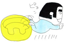 $男も子育て！父ちぼいの絵日記-空を飛ぶ