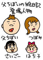 子育てブログ　登場人物
